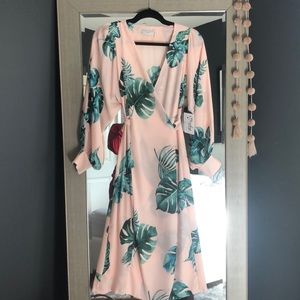 Tropical dress forum wrap dress.